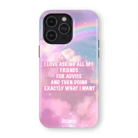 I love doing what i want quote phone case