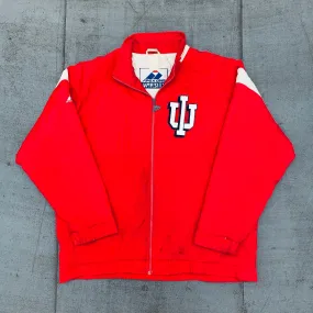 Indiana Hoosiers: 1990's Apex One Reverse Spellout Fullzip Coach Jacket