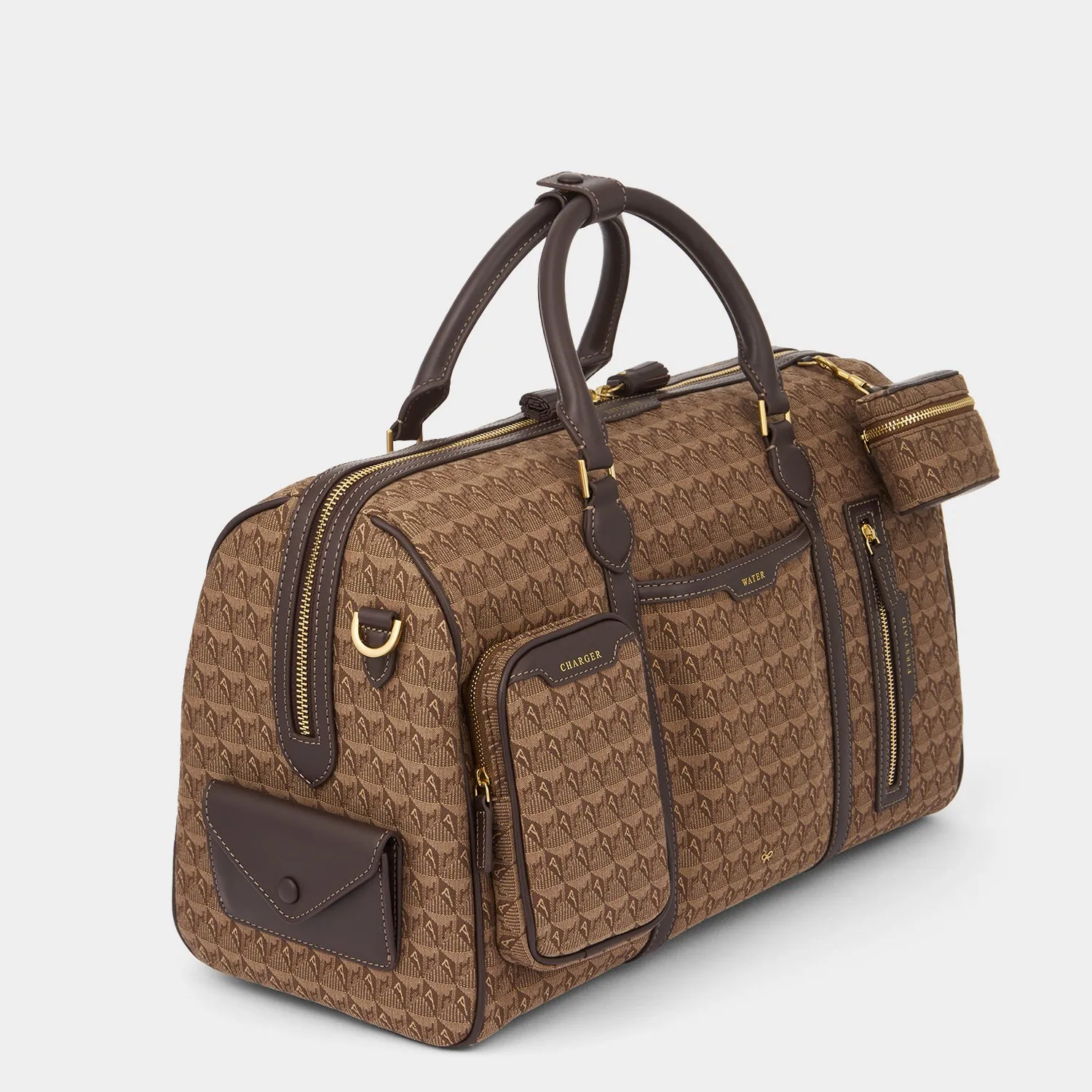 Jacquard In-Flight Barrel Travel Bag