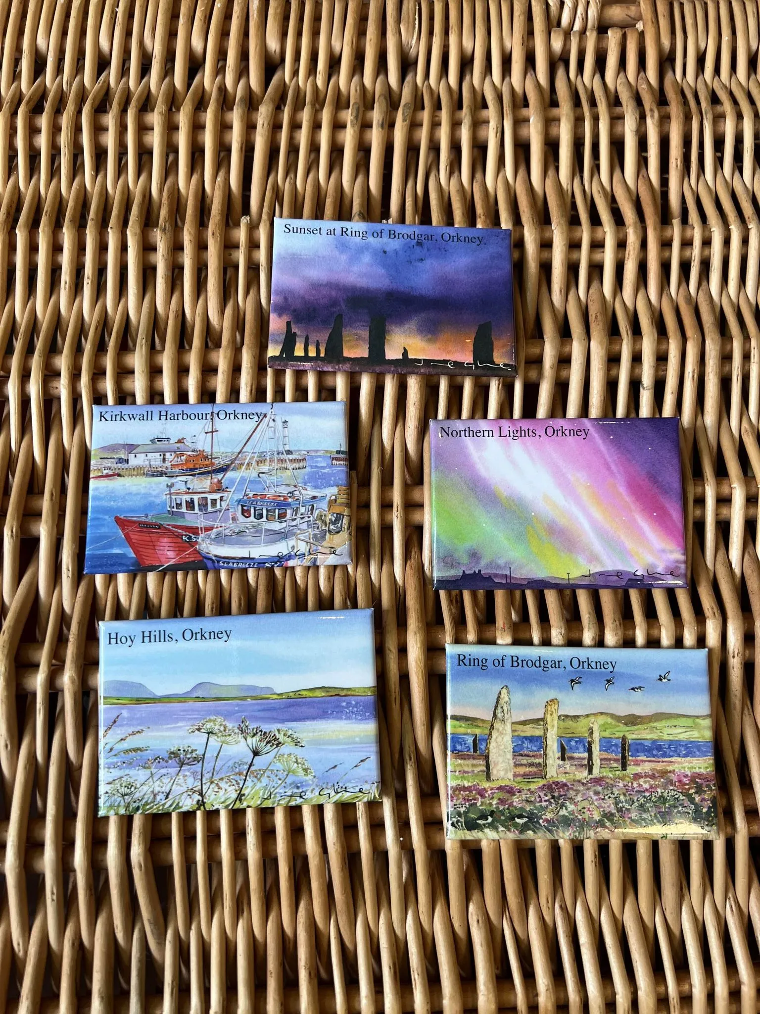 Jane Glue Orkney Fridge Magnets