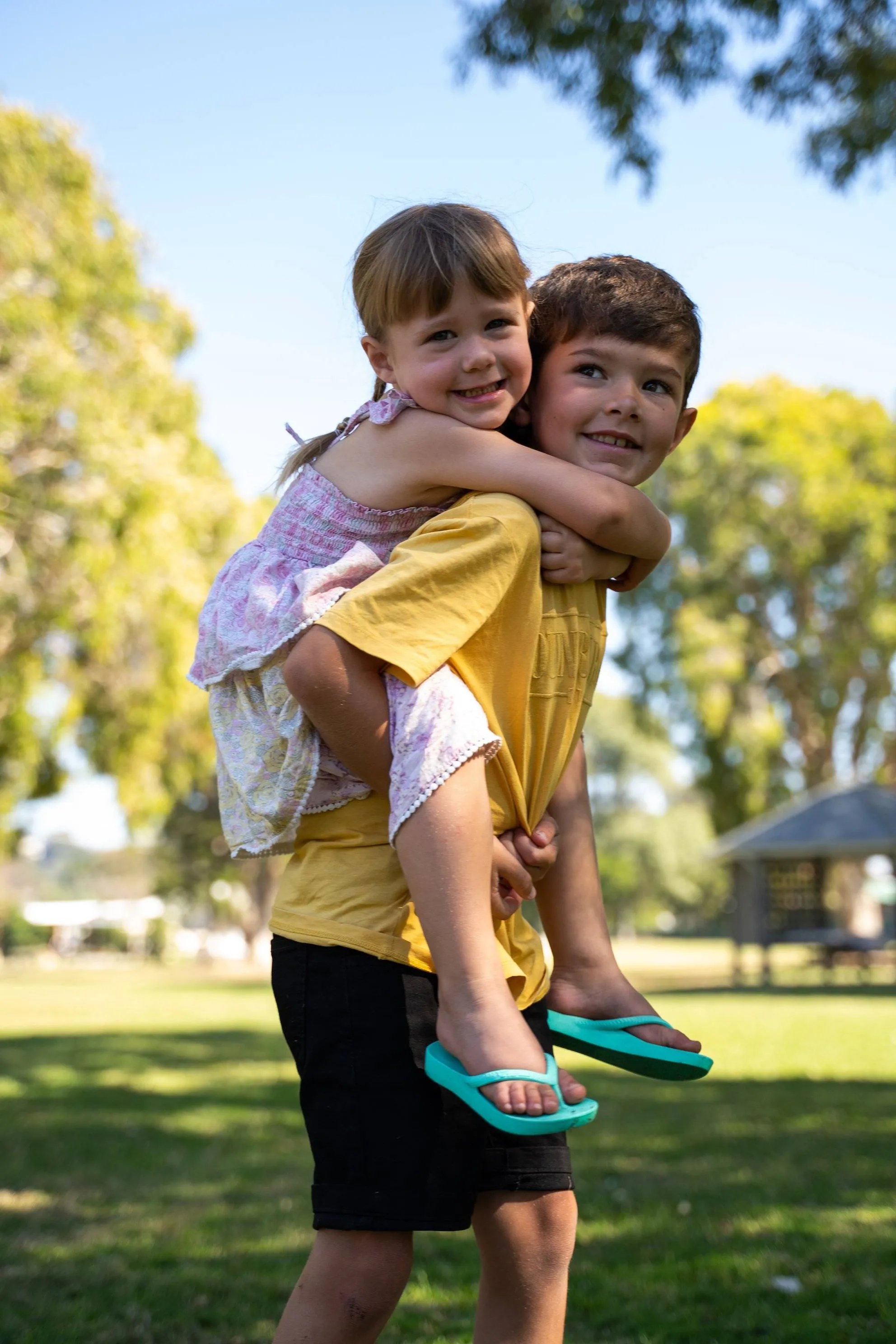 Kids - Arch Support Thongs - Mint