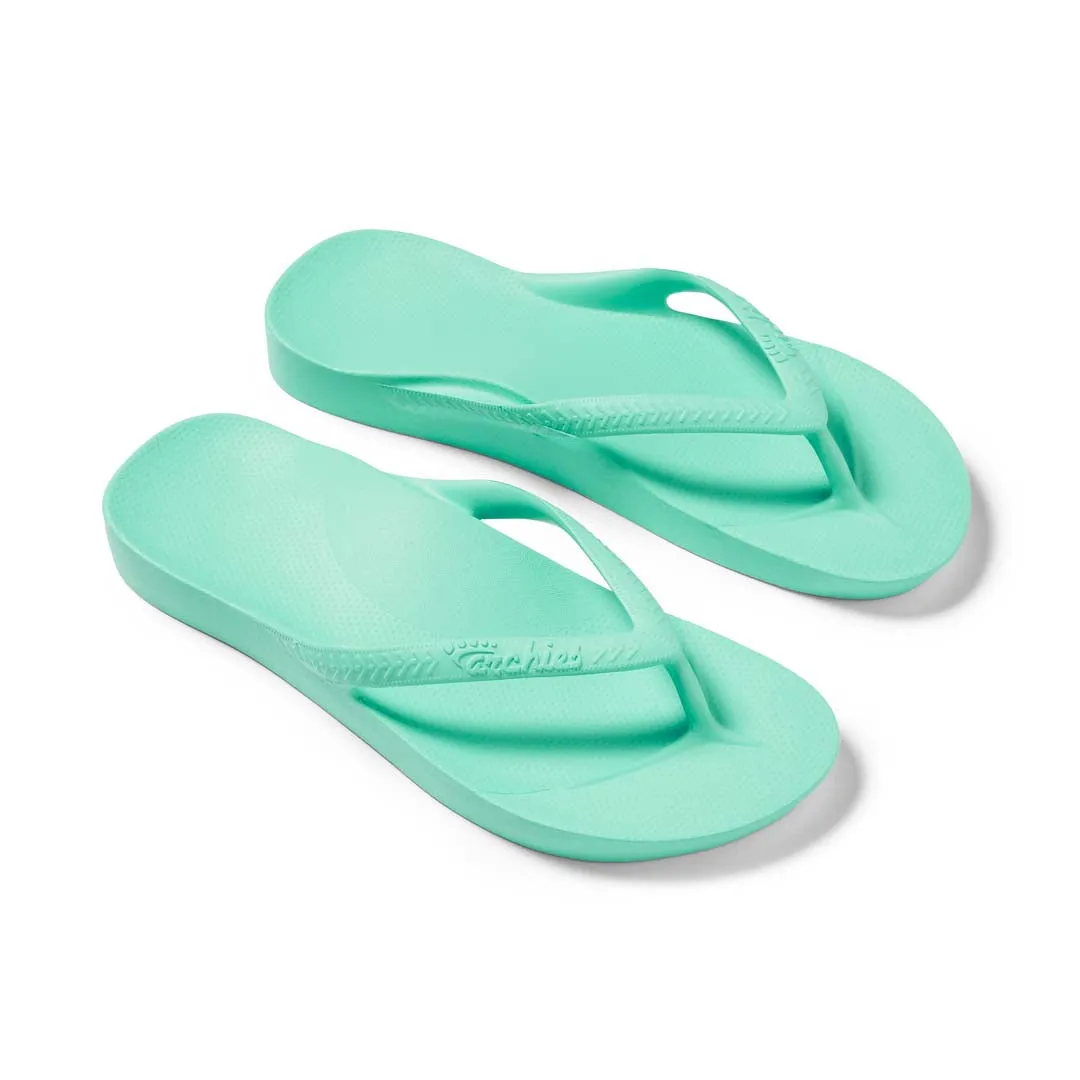 Kids - Arch Support Thongs - Mint