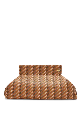 Lilis Large Woven Clutch Bag