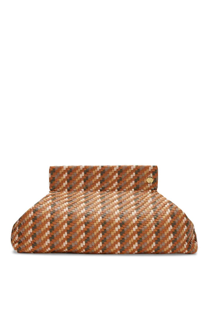 Lilis Large Woven Clutch Bag