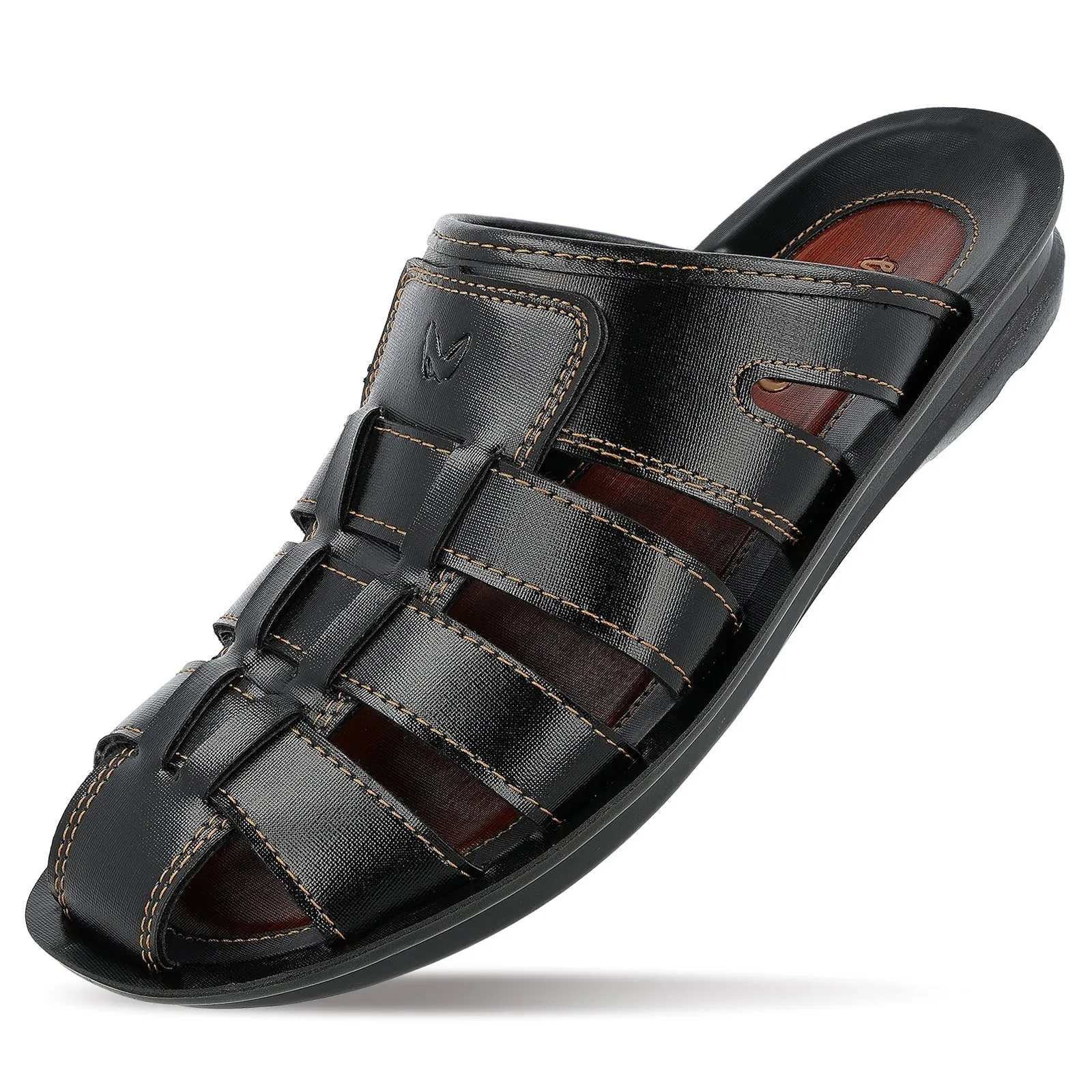 Men's Fisherman Sandals  - WG5306 Black