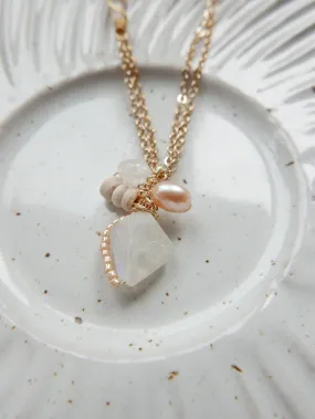 My White Rock - Gem Drop Necklace