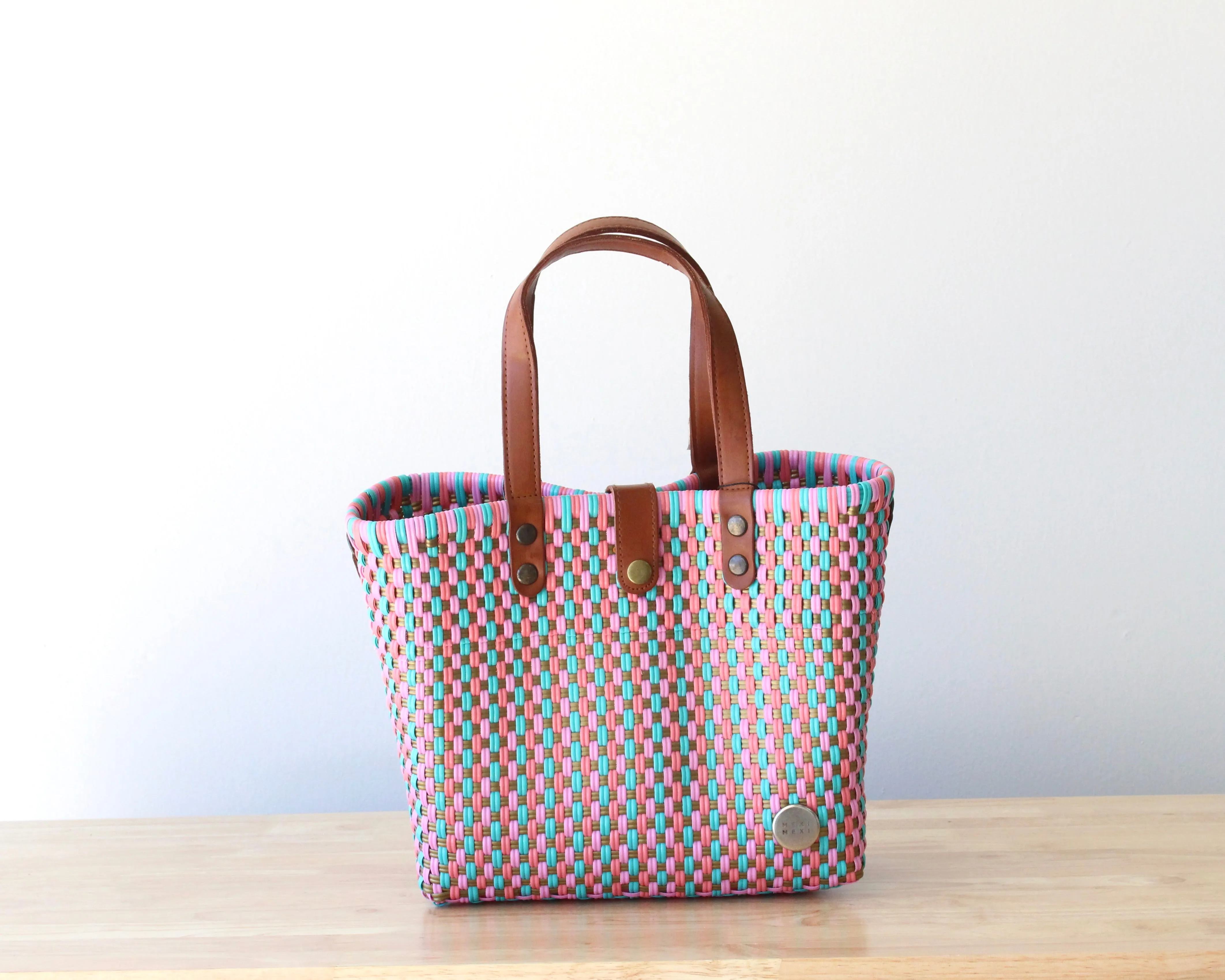 Pink & Aqua Purse bag by MexiMexi