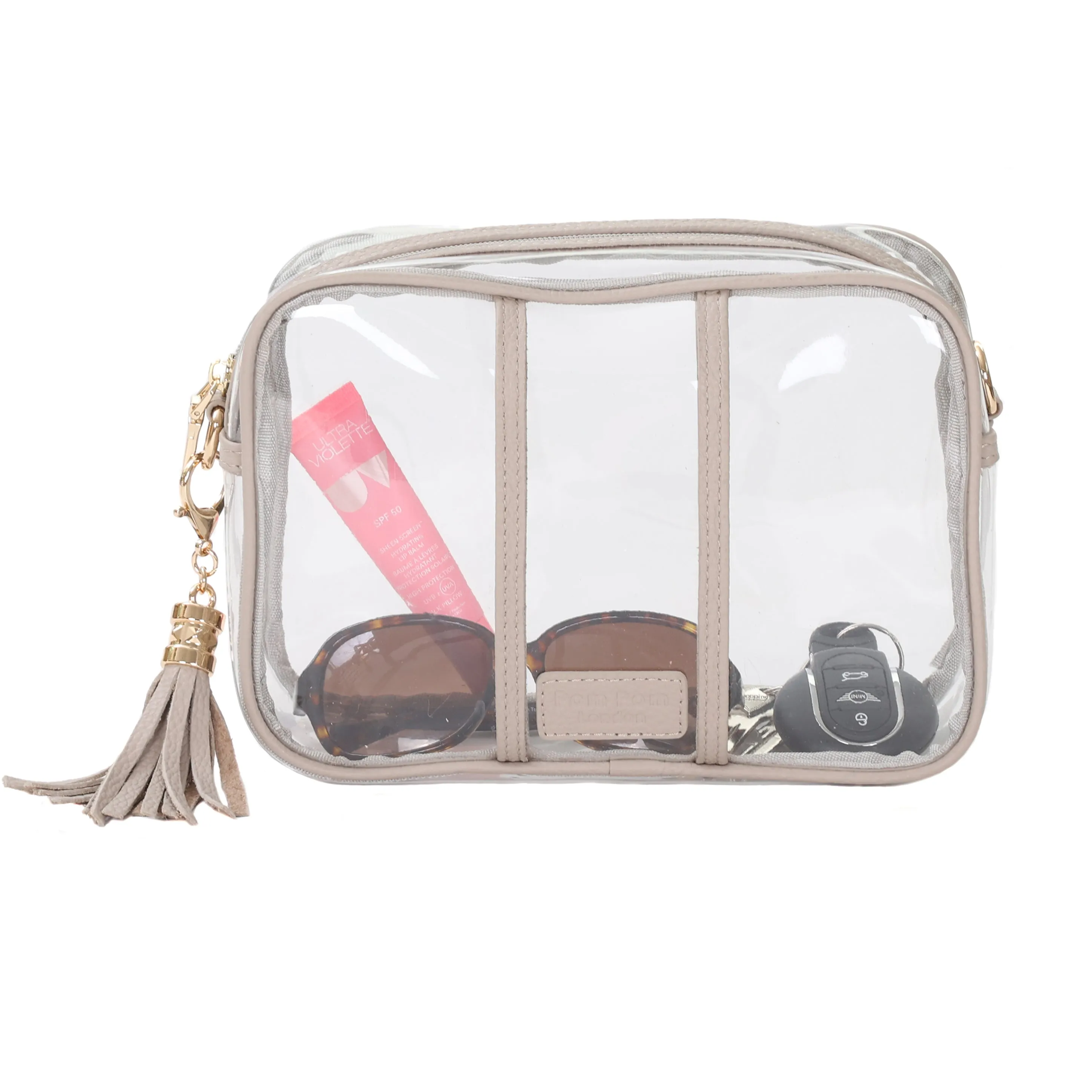 Pom Pom London City Bag Transparent Stone