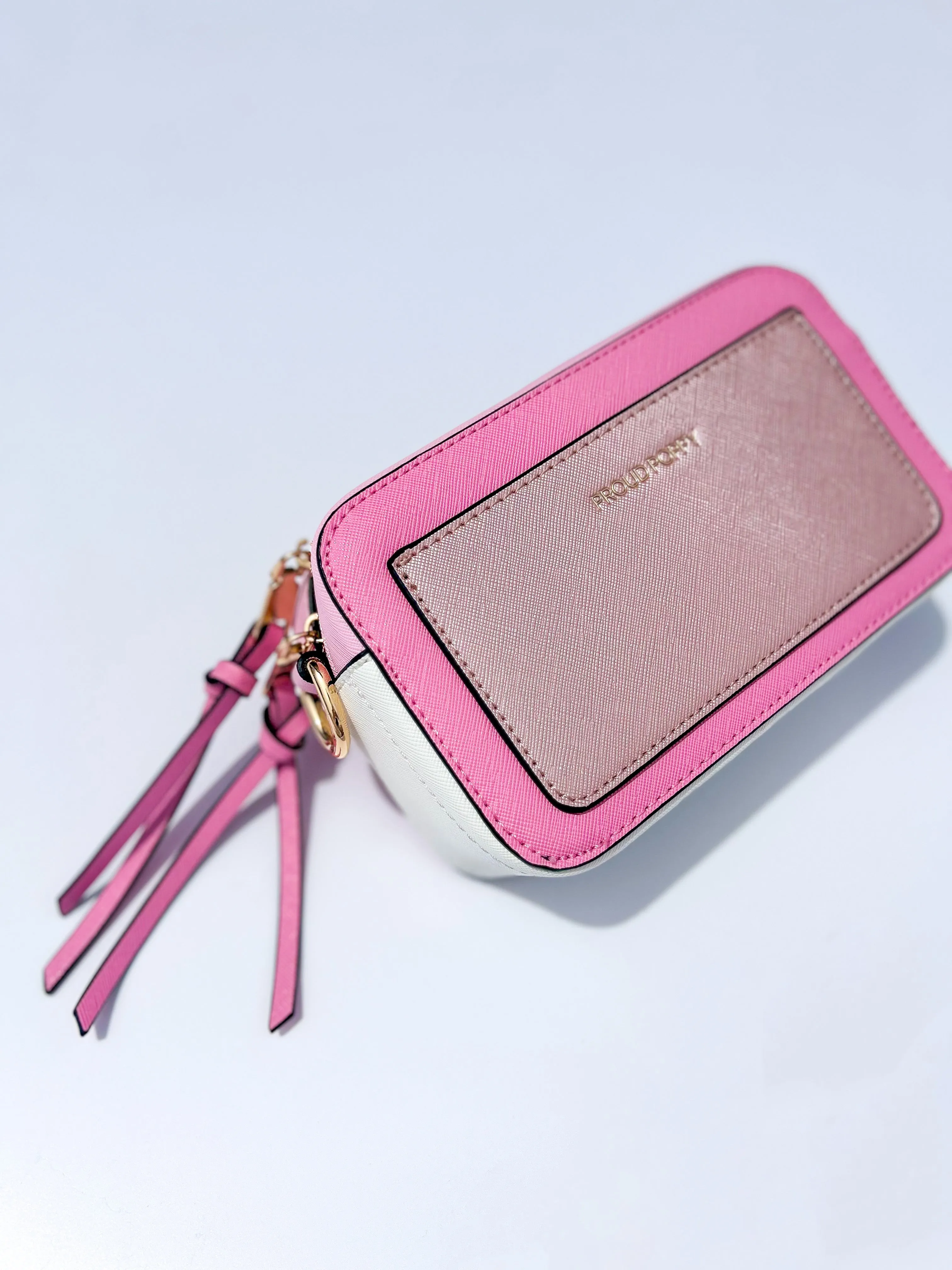 Proud Poppy Crossbody Bag in Pink