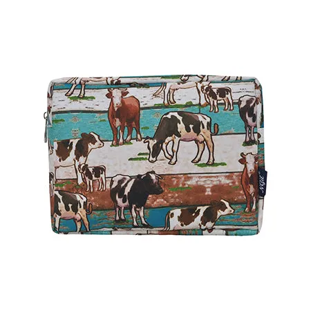 SALE! Country Side Moo NGIL Large Cosmetic Travel Pouch