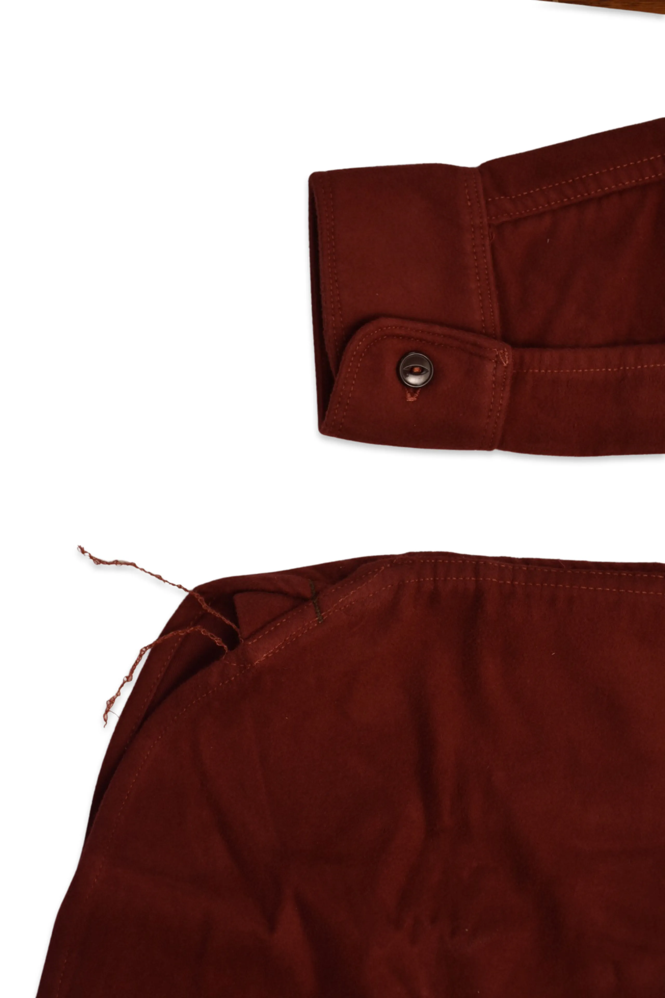 Thomson Camp Shirt, Russet Red Moleskin (10oz)