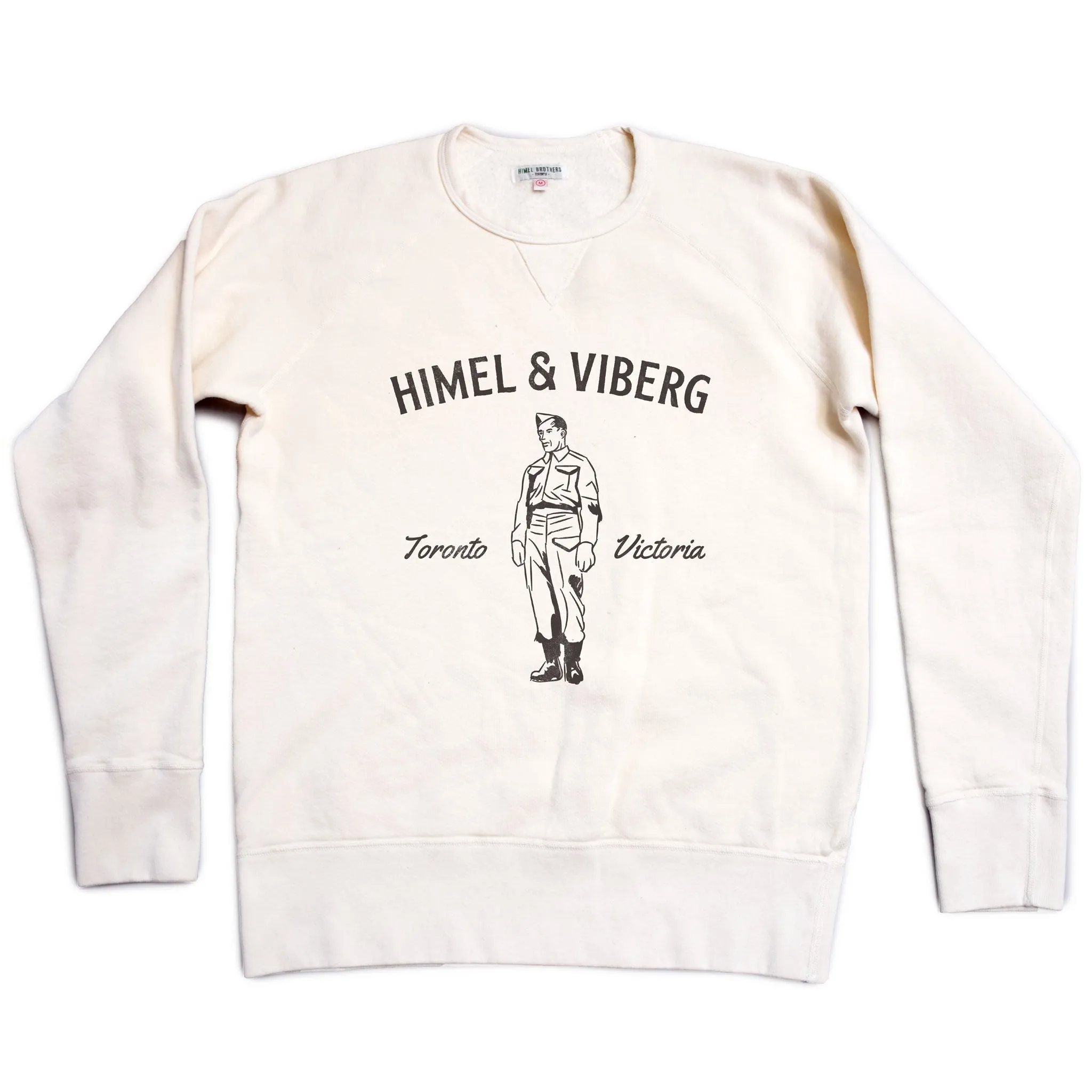 Viberg x. Himel Bros. Ammo Boot II White Crew Neck Fleece