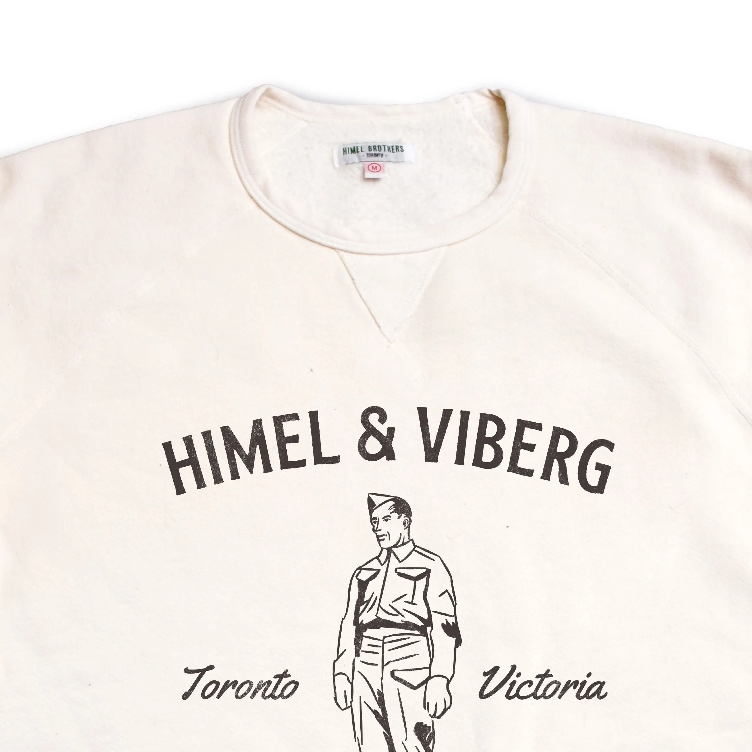 Viberg x. Himel Bros. Ammo Boot II White Crew Neck Fleece