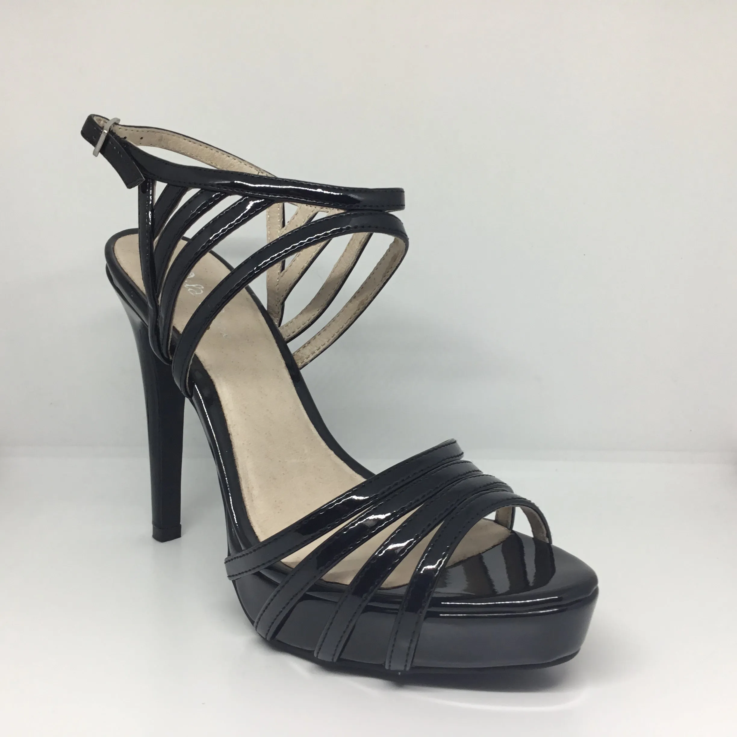 Wild Rose Summer Black Heel