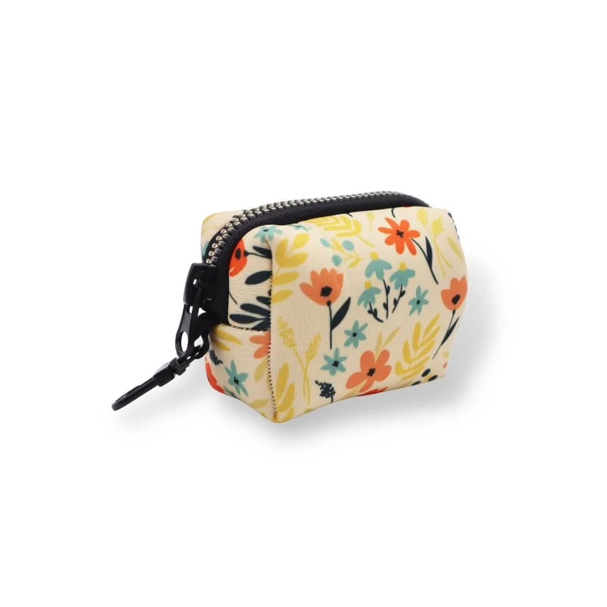 Yellow Floral Unbreakable Leash™   Poop Bag Set